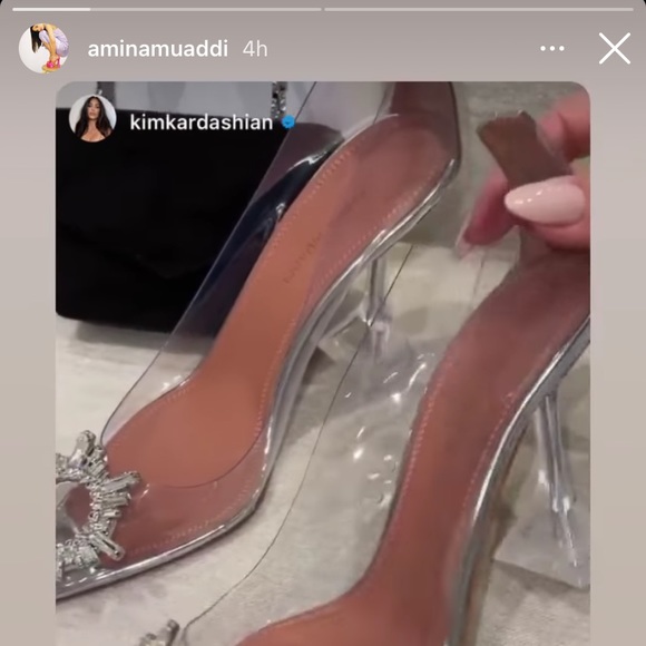 NIB AMINA MUADDI Begum Plexi Jewel Pumps 36-42 - Picture 2 of 6